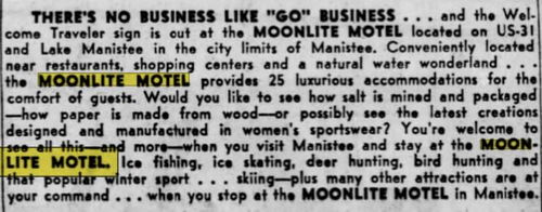Moonlite Motel - Oct 1961 Ad